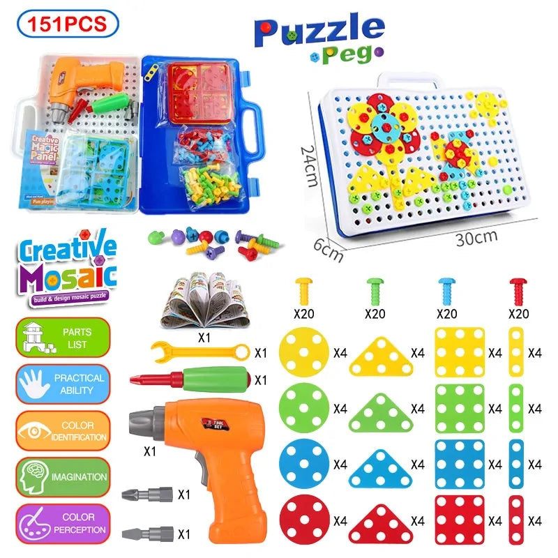 CreativeConstruct - Drill Brick Set